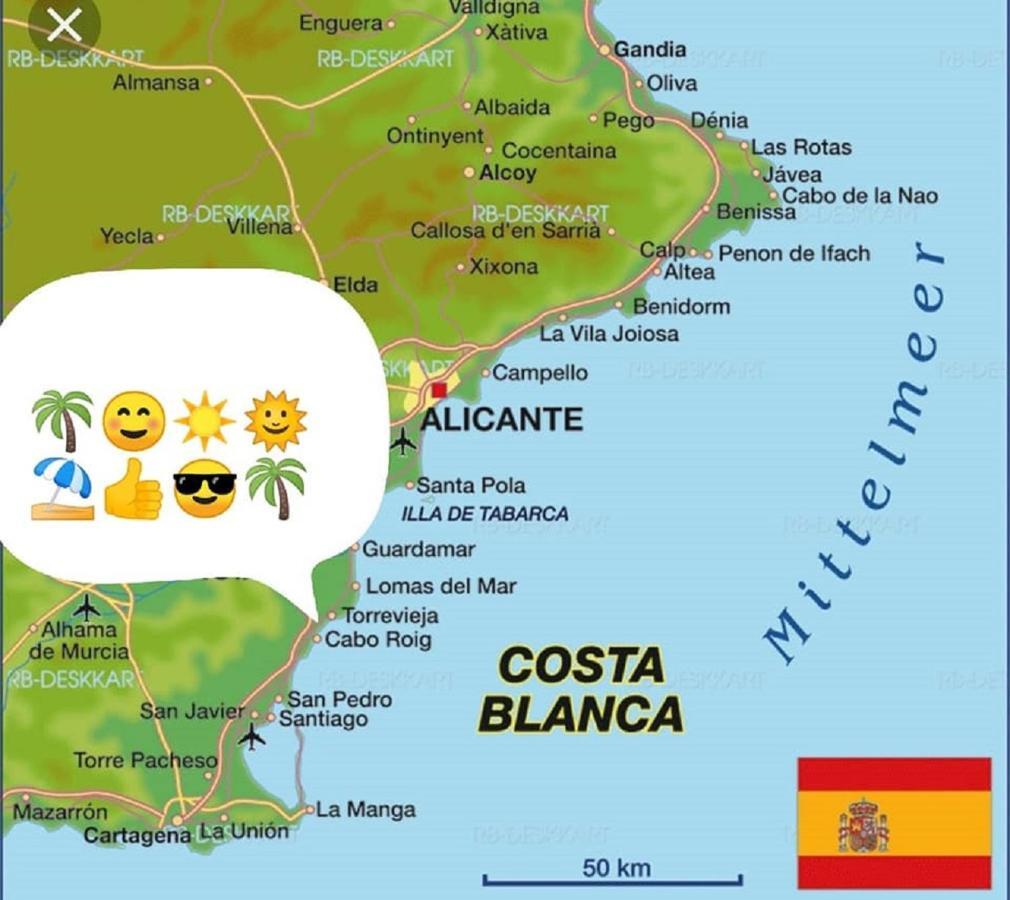 Los Almendricos Appartment - 3 Bedrooms Orihuela Costa Dehesa de Campoamor  Eksteriør bilde